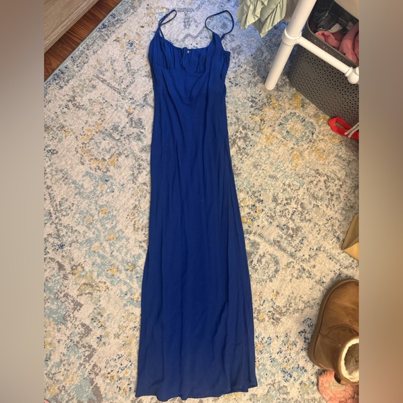 Wilfred Dresses & Skirts - Aritzia Wilfred Royal Blue Maxi Dress